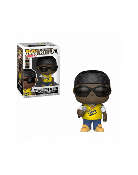 Notorious B.I.G. Figurine POP! N°78 Rocks Vinyl Notorious B.I.G. (Jersey) FUNKO