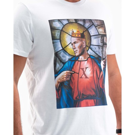T-shirt Zidane Icone - Tee shirt football GRAFITEE