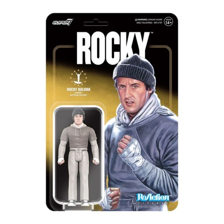 Rocky ReAction figurine Rocky Balbloa Workout 10 cm SUPER7
