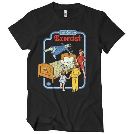 T-shirt Let's Call The Exorcist Noir
