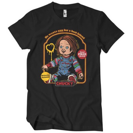 T-shirt Chucky Toy Box Noir