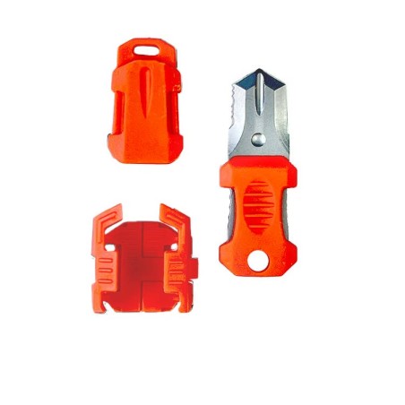 Couteau MOLLE, orange s/2
