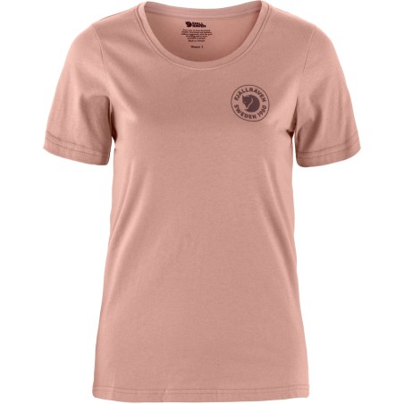 T-Shirt Femme 1960 Logo Manches Courtes 300/Dusty Rose FJÄLLRÄVEN