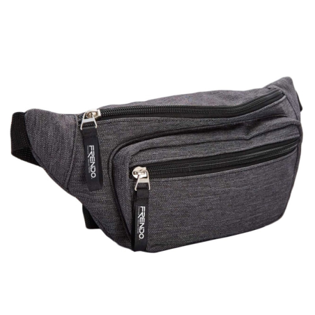 Sac Banane Gris Anthracite FRENDO