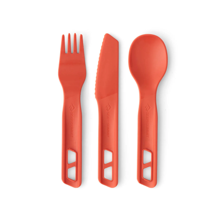 Set de 3 couverts   Passage Cutlery Set - [3 Piece] - Orange SEA TO SUMMIT