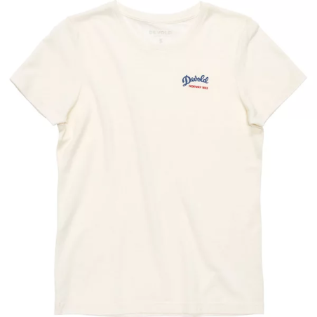 T-Shirt Femme Mérinos Classic Script White DEVOLD