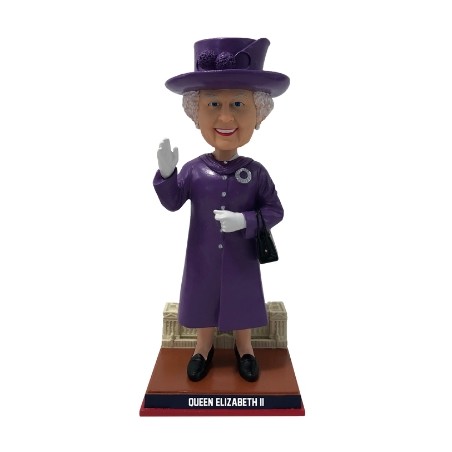 Bobblehead Reine Elizabeth II Violet