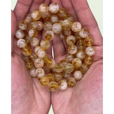 Bracelets en cristal de citrine