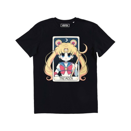 T-shirt Tarot Sailor Moon - Tee-shirt Jeux de Cartes Manga GRAFITEE