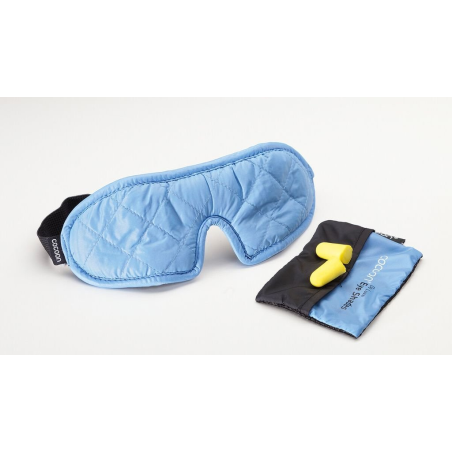 Masque Eye Shade Deluxe-Microfibre/Nylon Light Blue/Grey COCOON