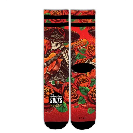 Chaussettes El Mariachi - Mid High - L/XL AMERICAN SOCKS