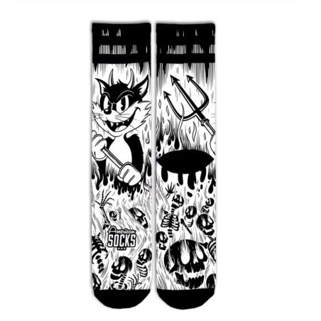 Chaussettes Evil Cat - Mid High - L/XL AMERICAN SOCKS