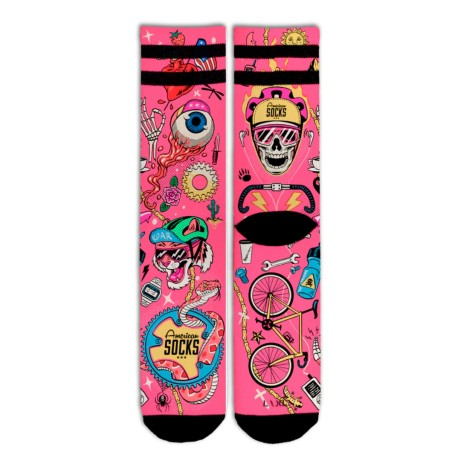Chaussettes Cycling Beast - Mid High - S/M AMERICAN SOCKS