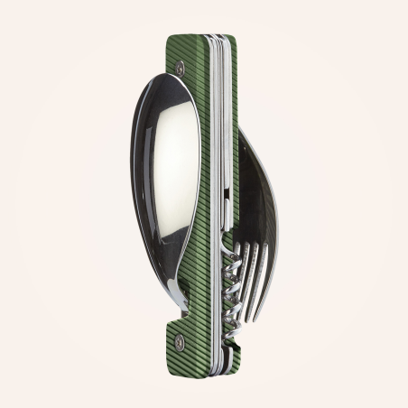 Couverts Akinod Multifonctions 13h25 Aluminium kaki