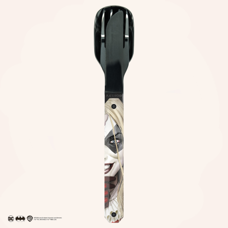 Couverts Akinod Droits 12h34 Harley Quinn Noir