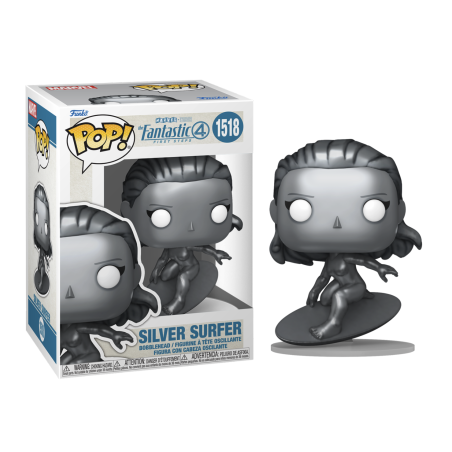 LES 4 FANTASTIQUES  POP Marvel N° 1518  Le Surfeur d'Argent FUNKO