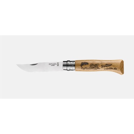 Couteau Animalia N°8 Chêne Poisson OPINEL