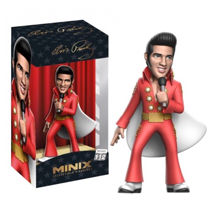 Elvis Presley figurine Minix Elvis Red Suit N°112 12 cm