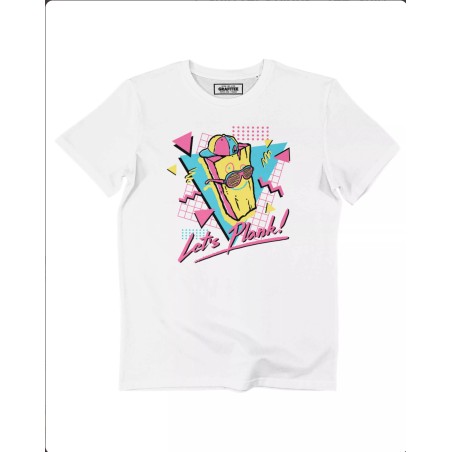 T-shirt Let s plank - Tee-shirt Dessin-animé Années 2000 GRAFITEE