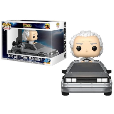RETOUR VERS LE FUTUR - POP Ride DLX N° 133 - Doc avec Time Machine FUNKO