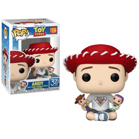 TOY STORY 30EME ANNIVERSAIRE - POP Disney N° 1596 - Andy FUNKO