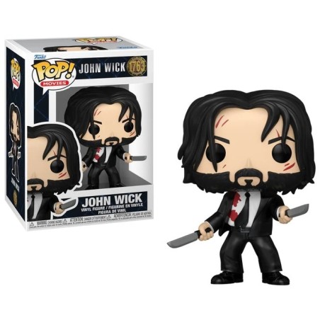 JOHN WICK - POP Movies N° 1763 - John Wick avec couteaux FUNKO
