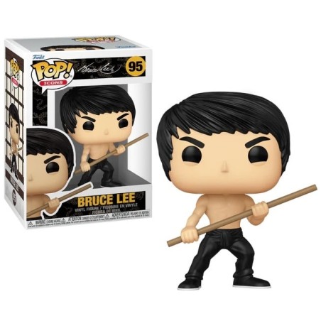 POP Icons N° 95 - Bruce Lee (With Bo Staff) FUNKO