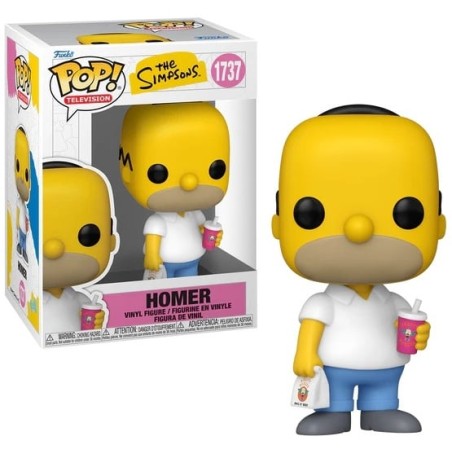 LES SIMPSONS - POP TV N° 1737 - Homer (Krusty Burger) FUNKO