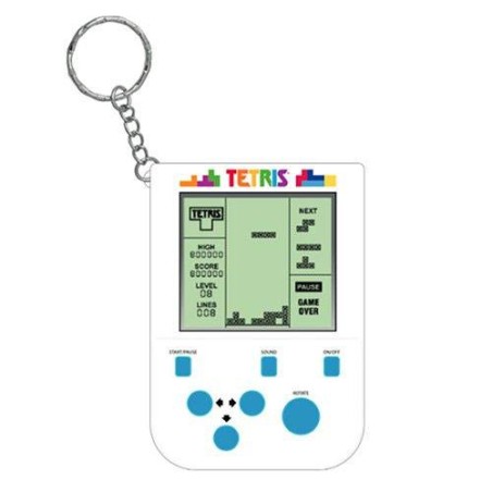 Tetris console de jeu portable avec porte-clés Mini Retro FIZZ CREATIONS