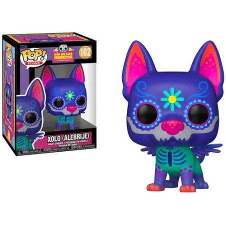 Dia de Los Muertos POP! 102 Icons Vinyl Figurine Xolo (Alebrije) 9 cm