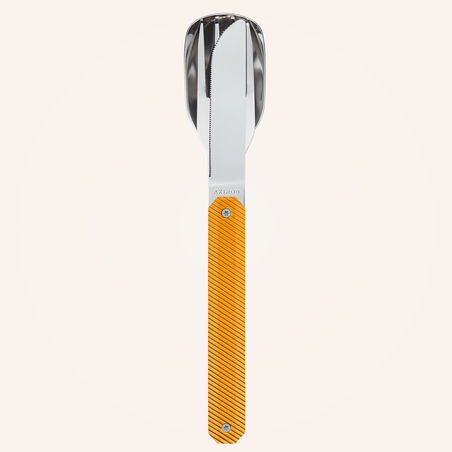 Couverts Akinod Droits 12h34 Aluminium Orange