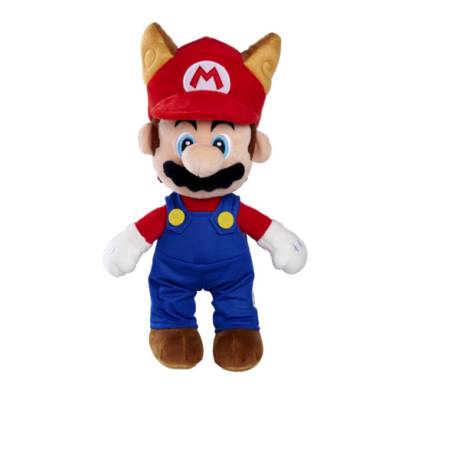 SUPER MARIO - Racoon Mario - Peluche 30cm
