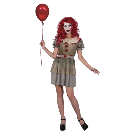 Costume clown maléfique - adulte - S/M