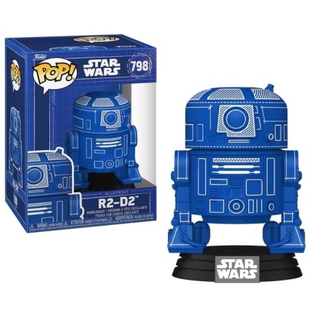 STAR WARS - POP N° 798 - R2-D2 (Blueprint)