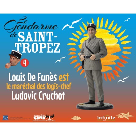 LE GENDARME DE SAINT-TROPEZ - Ludovic Cruchot - Figurine 16cm