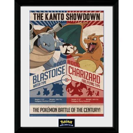 POKEMON - Collector Print 30X40 - Red Vs Blue