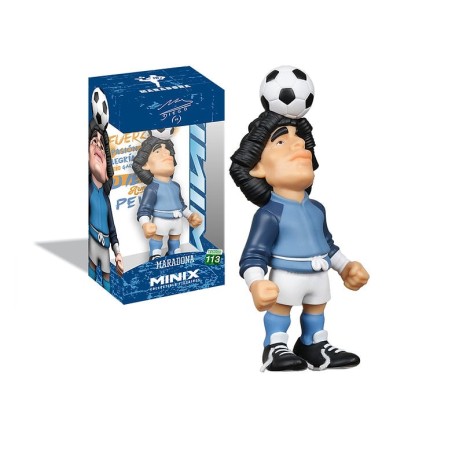 FOOTBALL LEGENDS - Maradona "Life is Life" - Figurine Minix 113 12cm