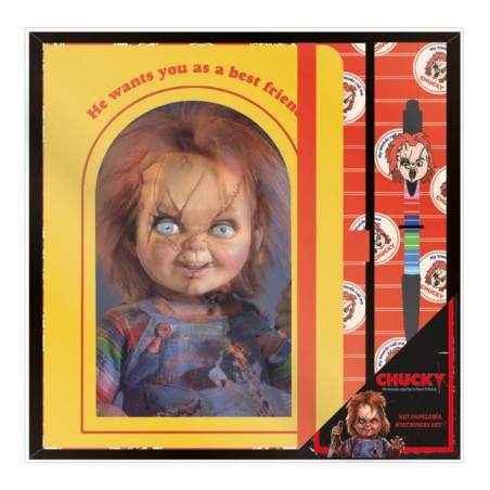 CHUCKY - Set de Papeterie - Notebook A5 + Stylo