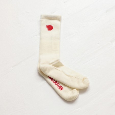 Chaussettes Wool 111/Eggshell FJÄLLRÄVEN