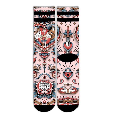 Chaussettes Feline Hearts - Mid High - L/XL