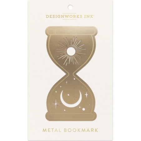 Brass Bookmark - Hourglass