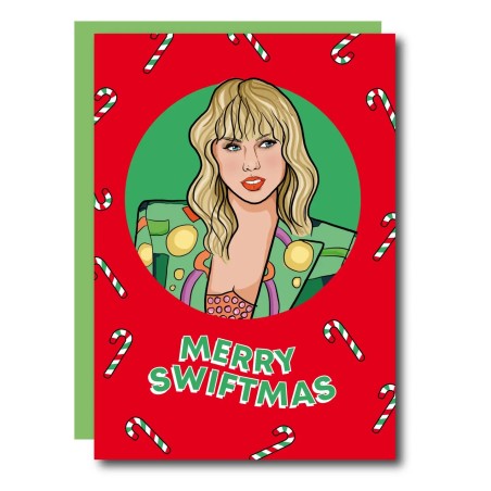 Carte de Noël Merry Swiftmas