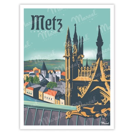 AFFICHE 30X40 - METZ