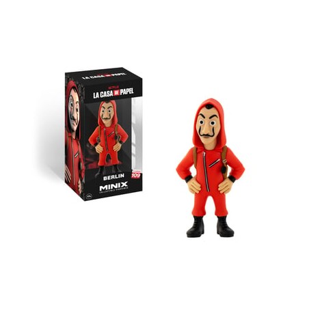 LA CASA DE PAPEL - Berlin avec Masque - Figurine Minix 12cm