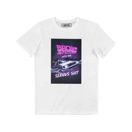 T-shirt Serious Shit Blanc GRAFITEE