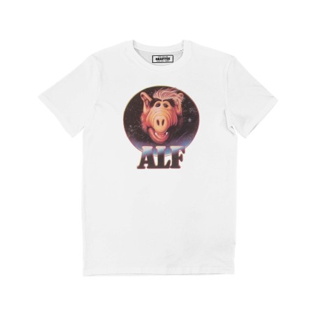 Tee-shirt Alf Badge Blanc GRAFITEE