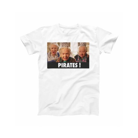 T-shirt Tipiak Pirates Blanc GRAFITEE