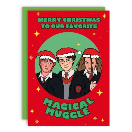 Joyeux Noël à notre carte de voeux magique préférée
