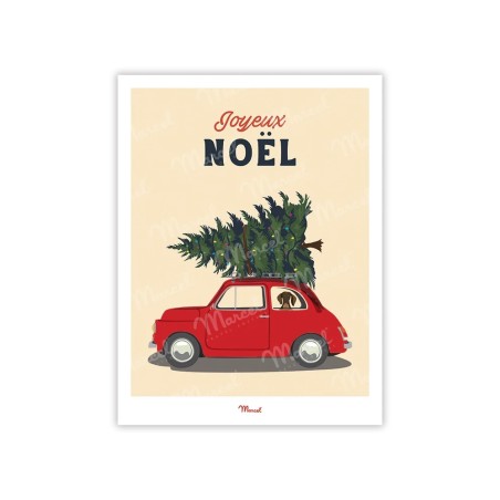 Carte Postale Joyeux Noel Marcel