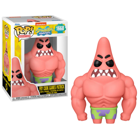 BOB L'EPONGE - POP Animation N° 1668 - Patrick avec muscles FUNKO